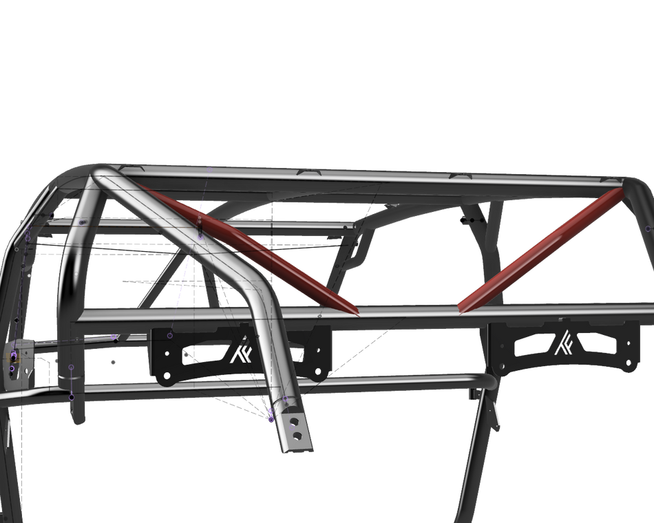 Cage Option: Rear Intrusion Bars RZR XP (2-Seat)