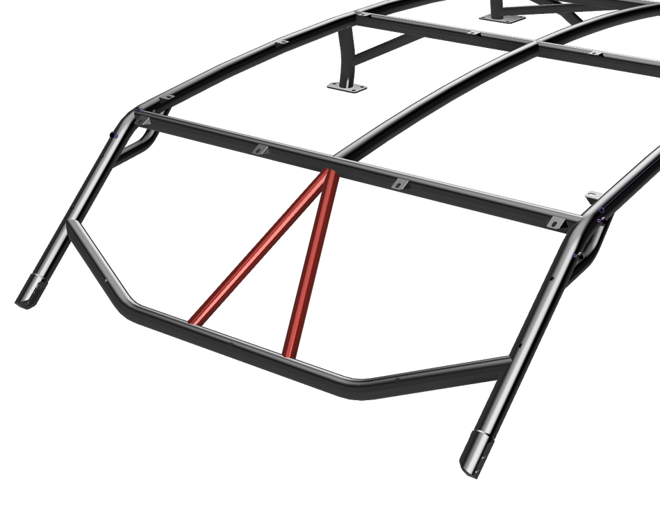Cage Option: Front Intrusion Bars Hi-Brow X3 (4-Seat)