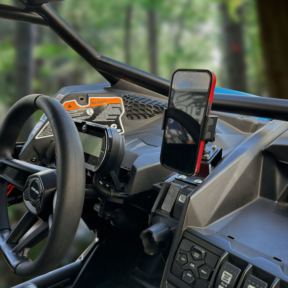 Can-Am X3 Phone Dash Mount - Driver