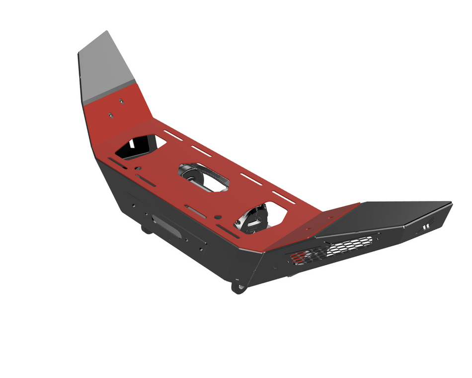 TF230501.E | Polaris Ranger 1500 XD Front Winch Bumper - WINCH COVER PLATE