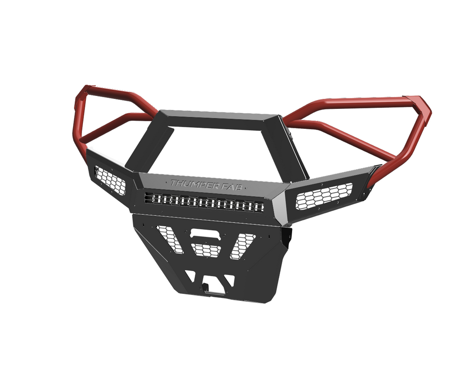 TF230502.G-X | Polaris Ranger 1500 XD ELITE Front Bumper - BRUSH GUARD