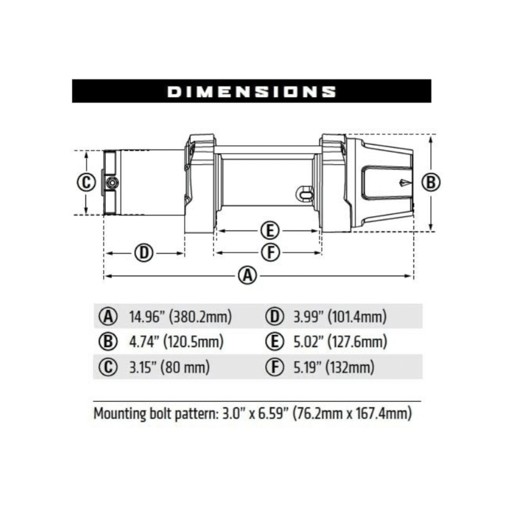 Warn VRX 4500 LBS Winch  AJK Offroad