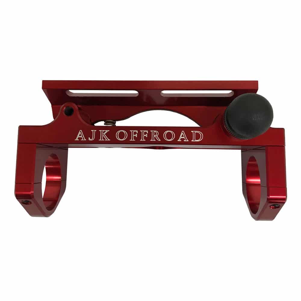 Quick Shot Fire Extinguisher Mount - Quick Release - Truck, Jeep, ATV, SXS Part  AJK Offroad 1.50" Red