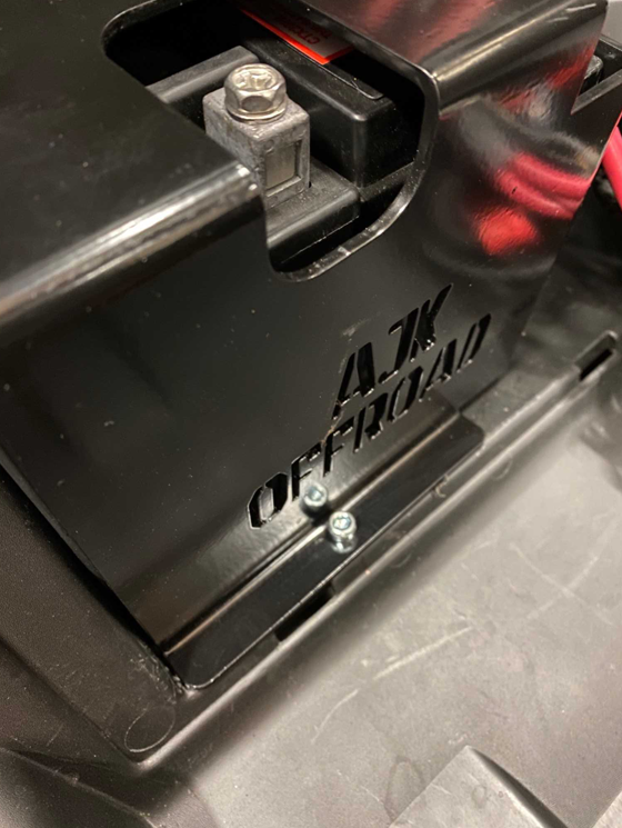 Can-Am X3 Dual Battery Kit by AJK Offroad Branded Battery Plate Installed