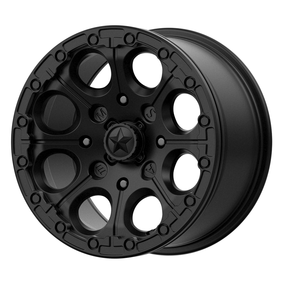 MSA Offroad Wheels Cannon UTV Beadlock (M44) — Satin Black