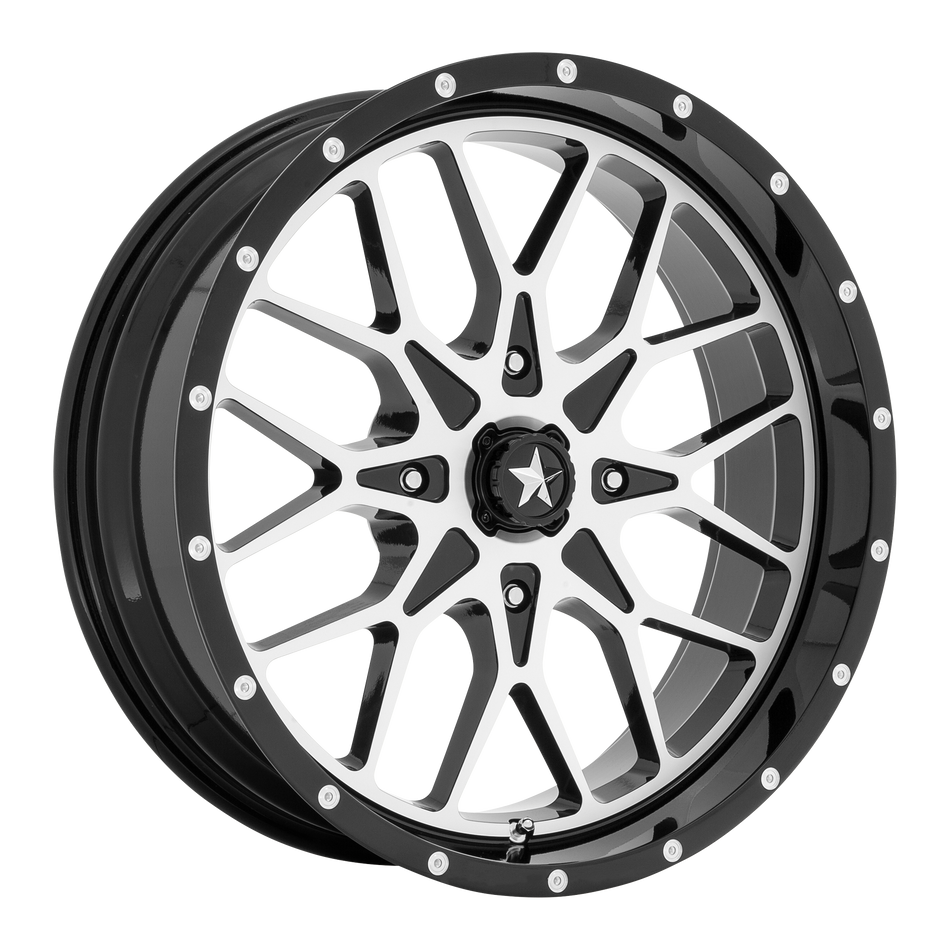 MSA Offroad Wheels Portal UTV (M45) — Gloss Black Machined