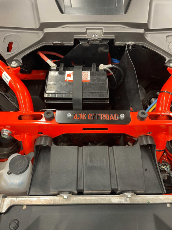 Honda Talon Dual Battery Kit by AJK Offroad Installed