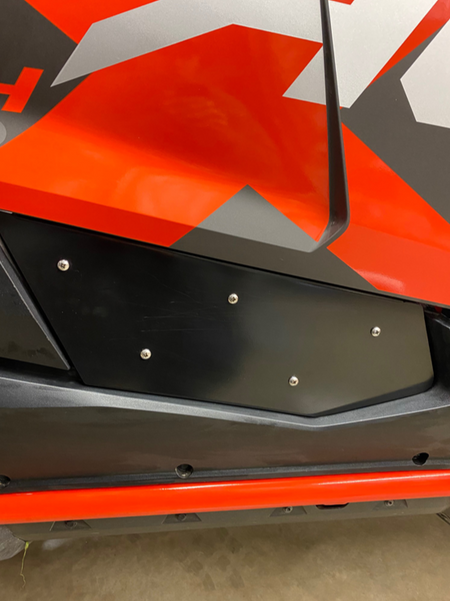 Honda Talon Door Bags by AJK Offroad Another View of Exterior Talon Doors with Bags Installed
