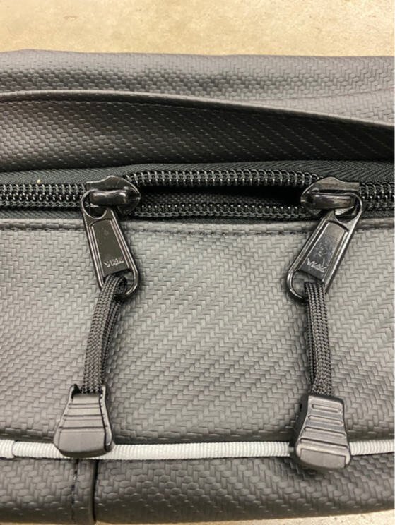 Honda Talon Door Bags by AJK Offroad Close Up of Zipper Enclosure