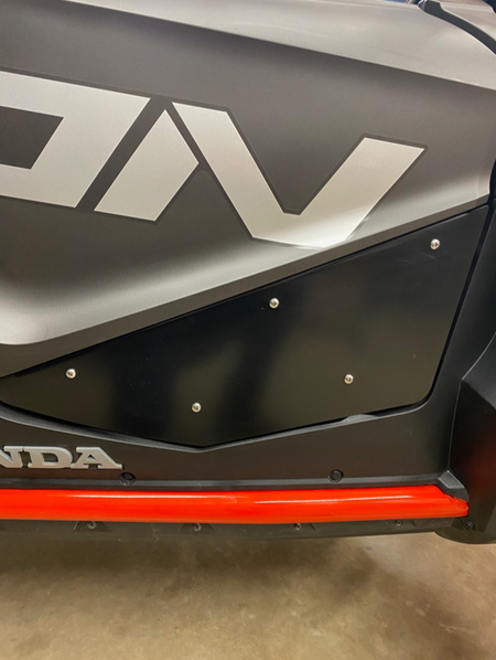 Honda Talon Door Bags by AJK Offroad Exterior of Talon Showing How Bags Look Installed