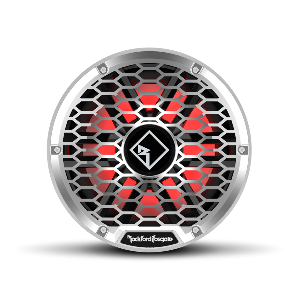 M2 10" DVC 4ohm Color Optix Sealed Enclosure Marine Subwoofer - White