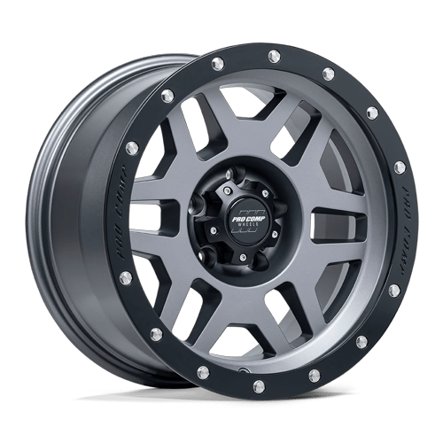 Pro Comp Alloys Phaser (PA41) — Matte Graphite w/ Black Lip