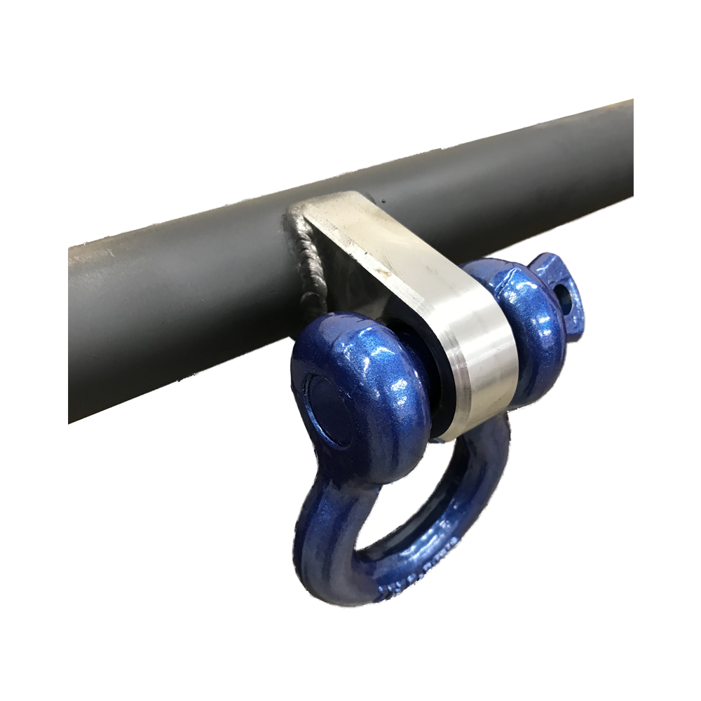 Weld on D-Ring Shackle Clevis Tab Mount 1 3/4 Tubing Mount  AJK Offroad
