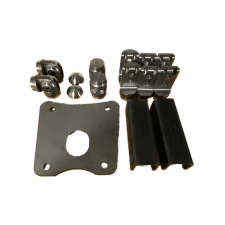 Polaris RZR Cage Builder Kit by AJK Offroad View of Full Kit