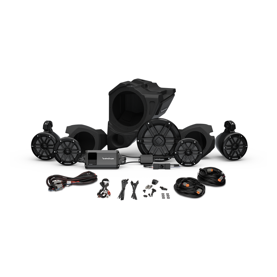 2014+ RZR-RC Rockford Fosgate Audio Kit Color Optix Gen3 (Stage 4)