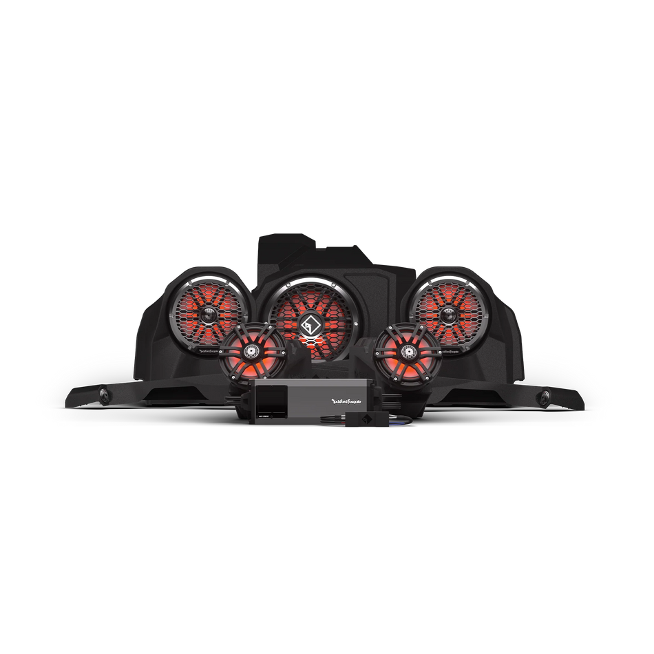 2024+ RZR XP Rockford Fosgate Audio Kit w/ Ride Command (STAGE 6)