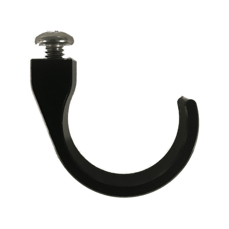 Billet Aluminum Windshield Clamp "U" Clamp  AJK Offroad 1.50" Black