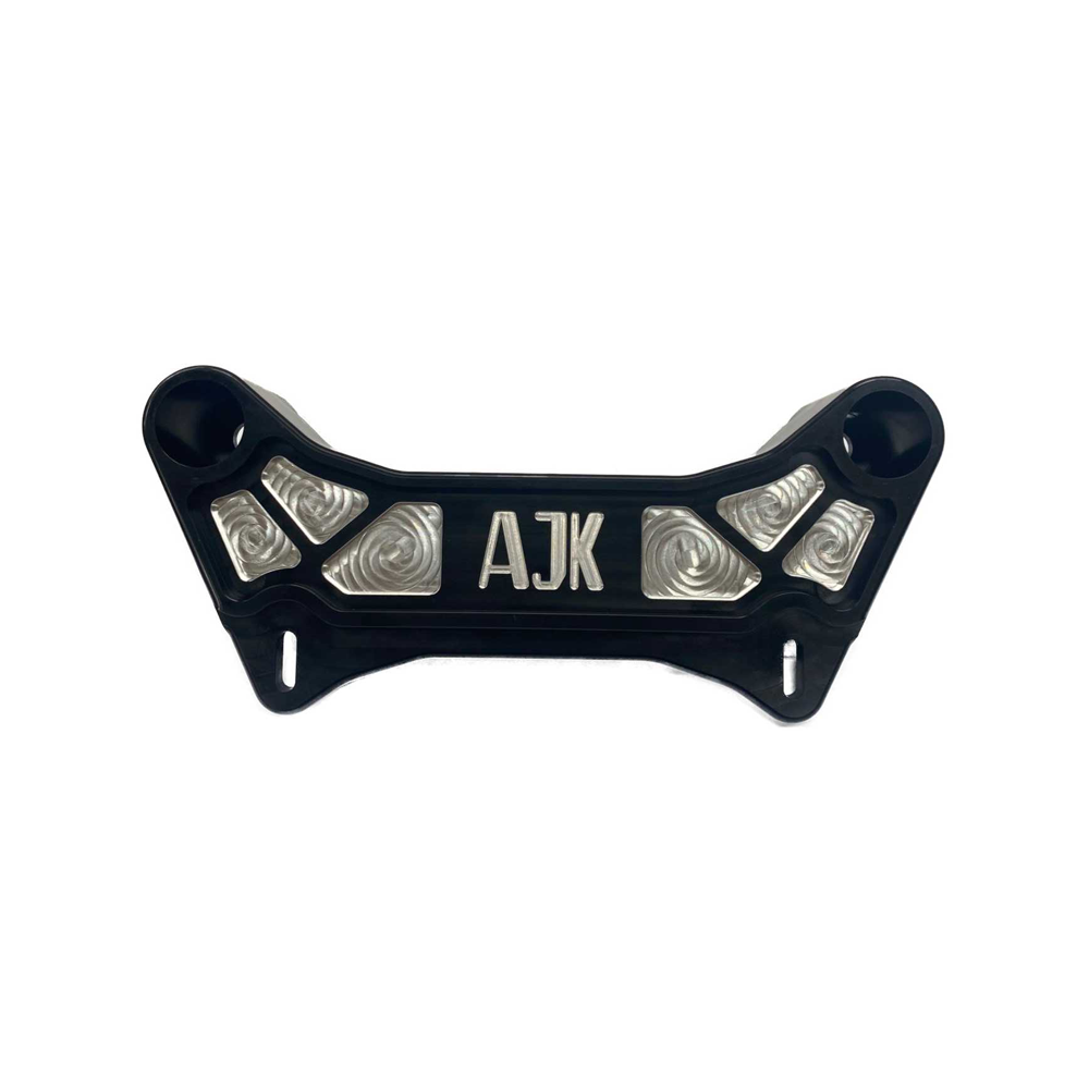 Can-Am Maverick X3 Billet Aluminum Shock Tower Brace by AJK Offroad Front Product View